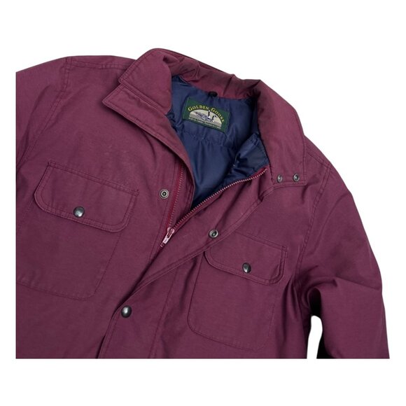 GOLDEN GOOSE Vintage 80s Heavy Winter Puffer Parka Luxury Coat Mens Medium - Picture 5 of 9